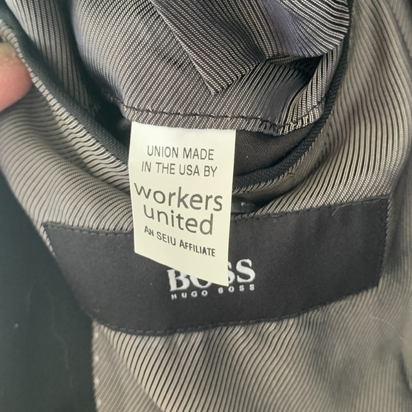 BOSS Hugo Boss Black Virgin Wool Sport Coat Pasolini/Movie US_2 36R Super100 USA - Picture 6 of 16